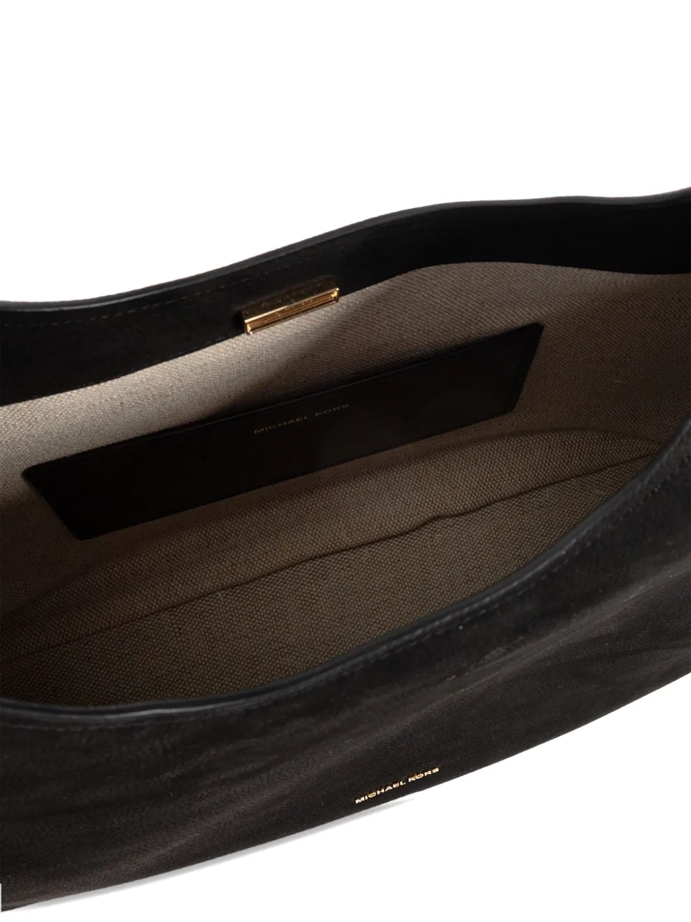 Michael Kors large Nolita leather tote bag Zwart