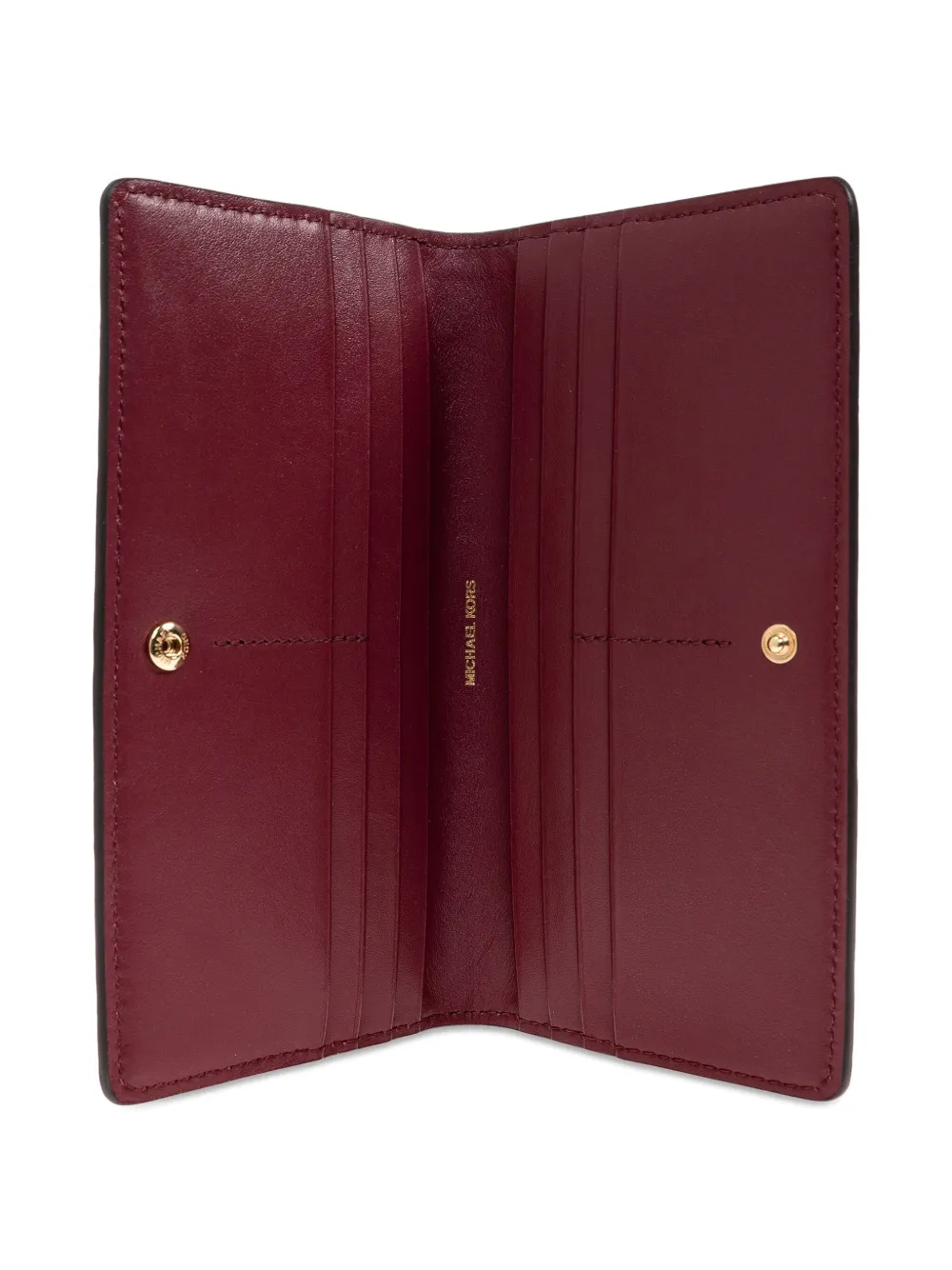 Michael Kors leather zip-around wallet Rood