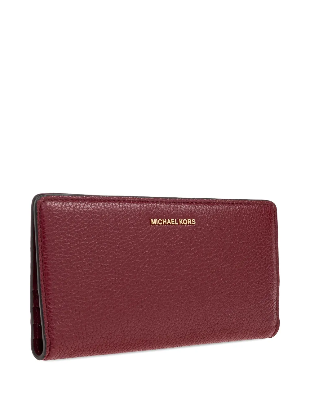 Michael Kors leather zip-around wallet Rood