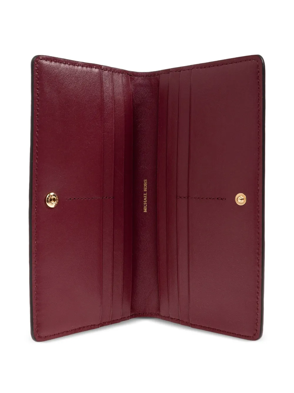 Michael Michael Kors Leather zip-around Wallet Red FARFETCH IN