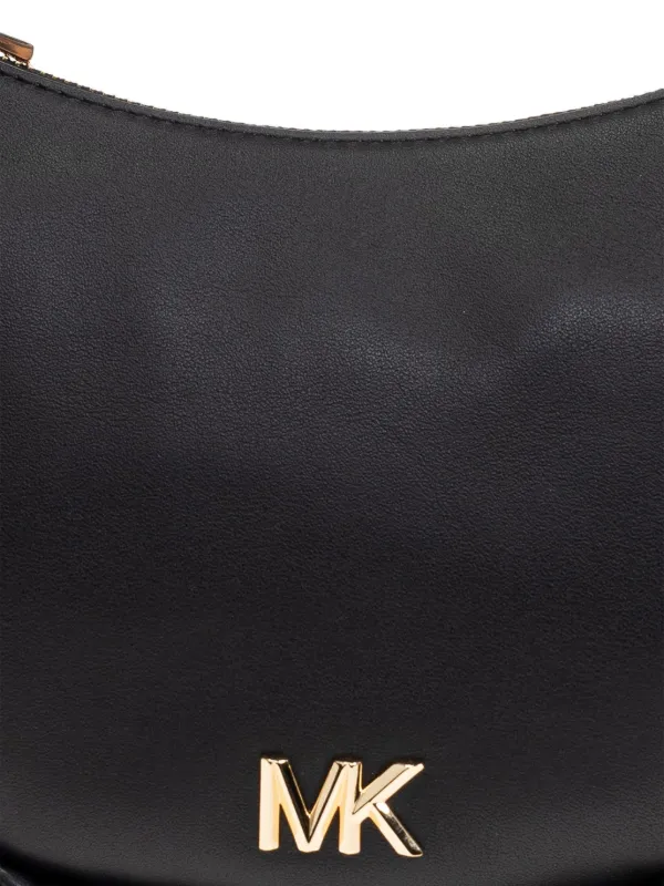 Michael Kors braided-strap Crescent Shoulder Bag | Black | FARFETCH