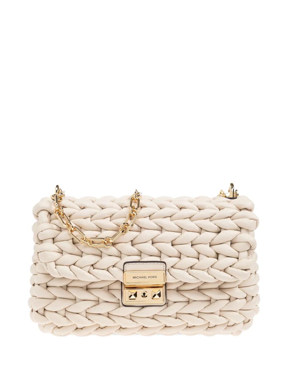 Michael Michael Kors woven chain shoulder bag - ニュートラル Michael Michael Kors woven chain shoulder bag - ニュートラル
