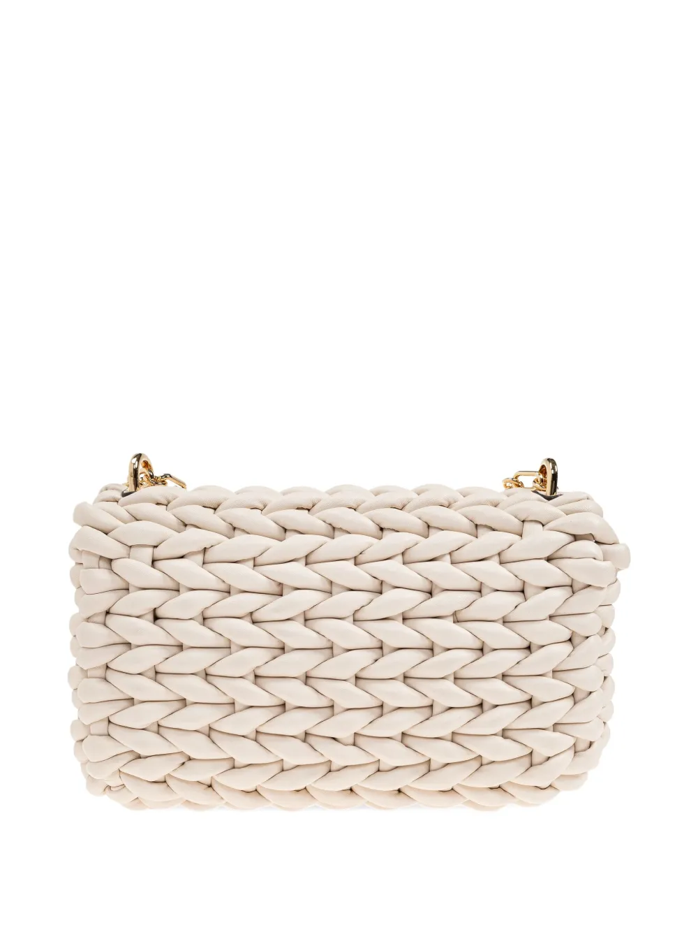 Michael Kors woven chain shoulder bag Beige
