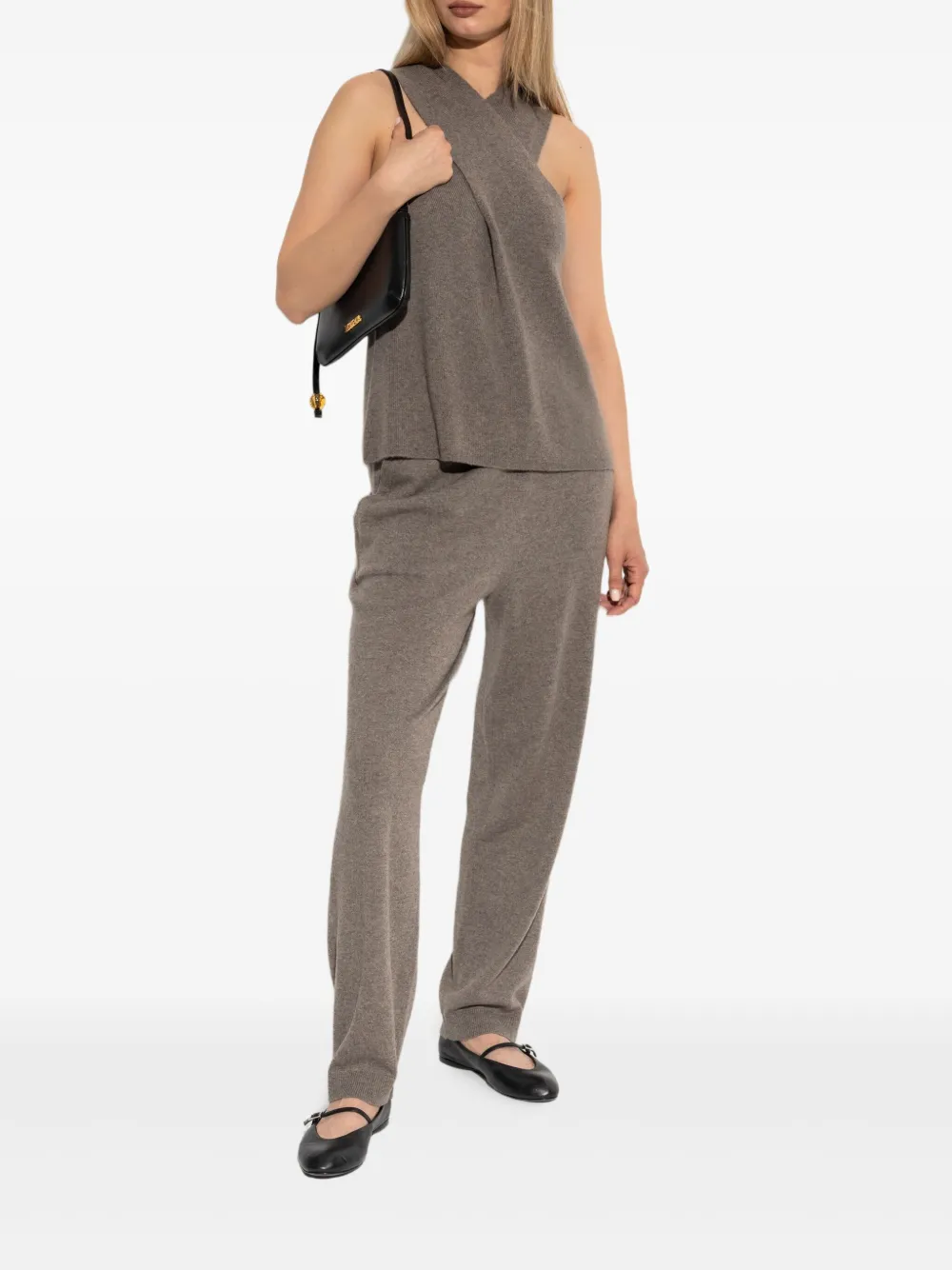 Lisa Yang cross-neck ribbed top | Knitted Tops | Image 2
