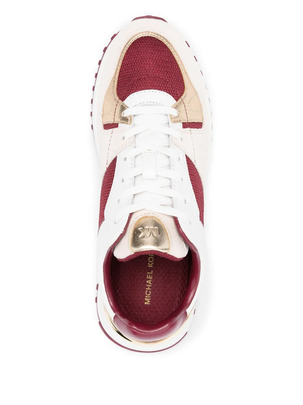 Michael Kors Jamie leather sneakers Red