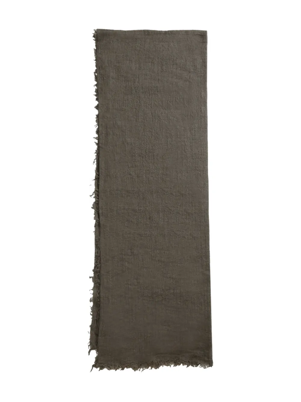 frayed-edge scarf