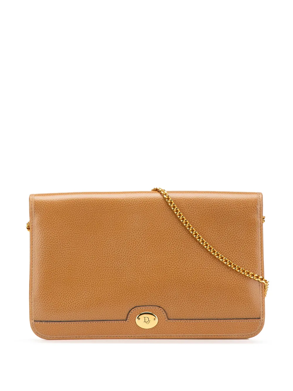 Christian Dior Pre-Owned 20th Century Leather Chain crossbody bag | Brown | Image 1