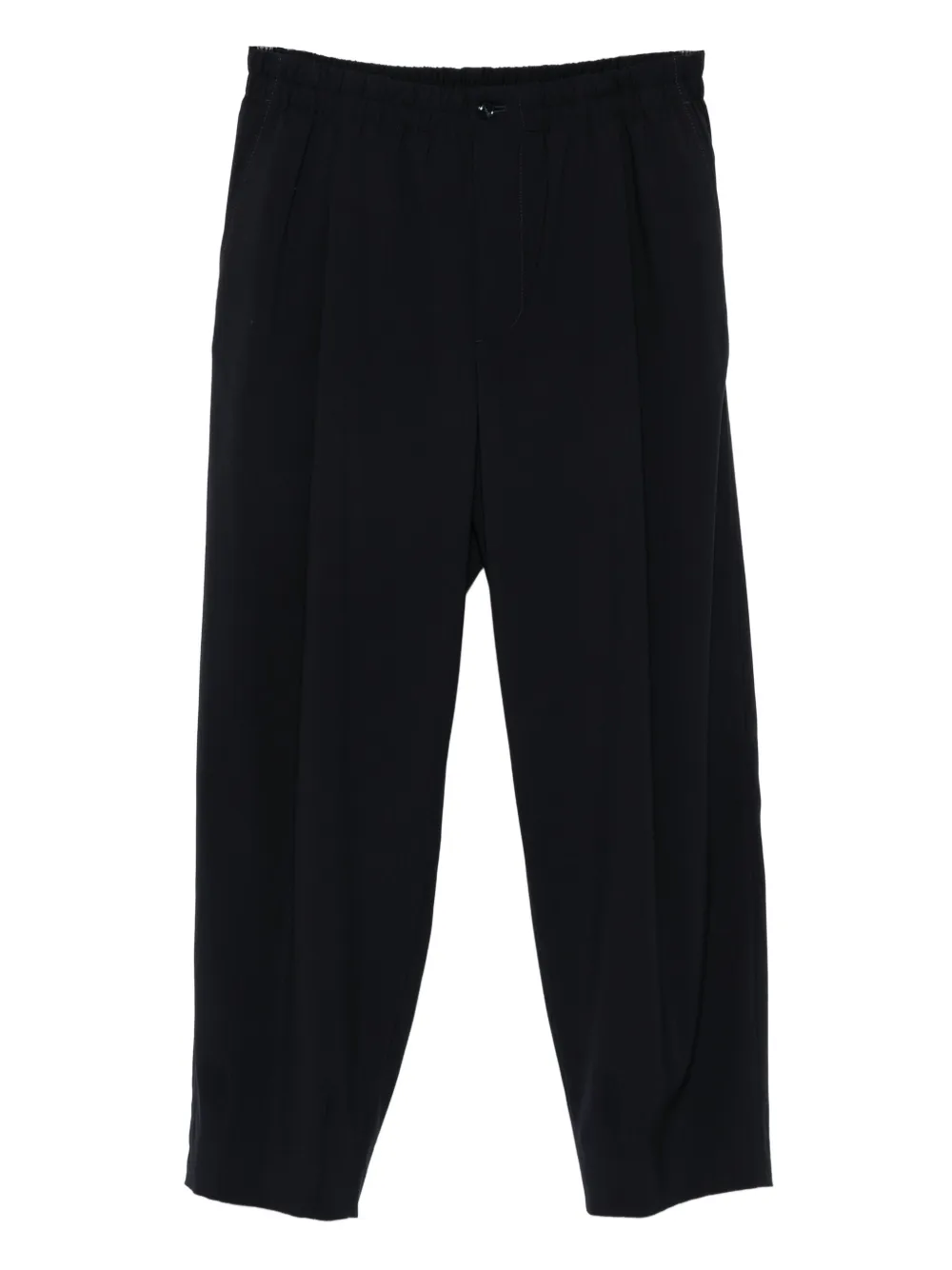 Giorgio Armani pleated trousers Blauw