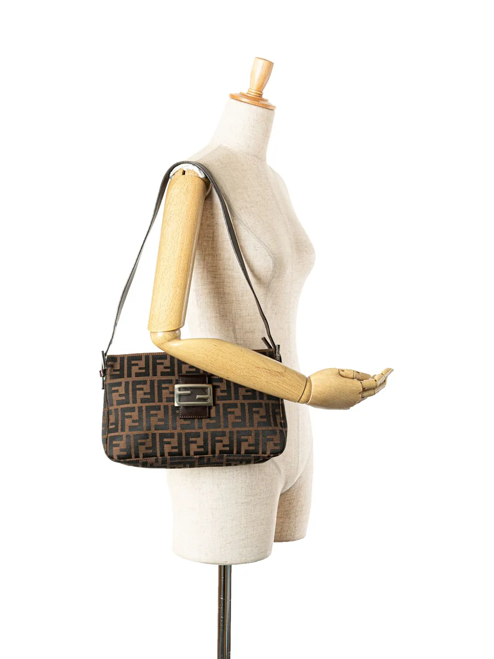 Fendi Pre-Owned 2000-2010 Zucca Canvas shoulder bag | Pre-Owned | Image 2
