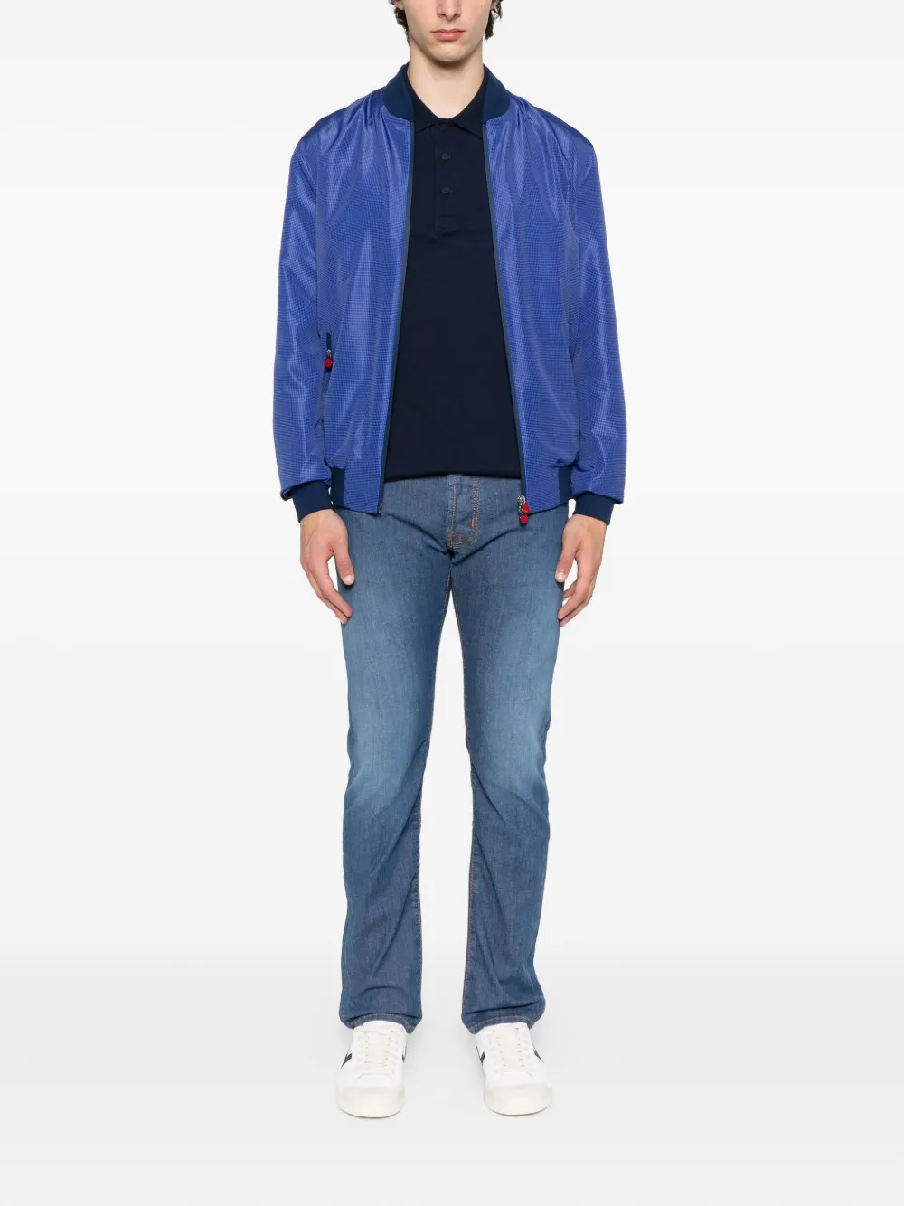 Jacob Cohën Slim-fit jeans met zakdetail Blauw