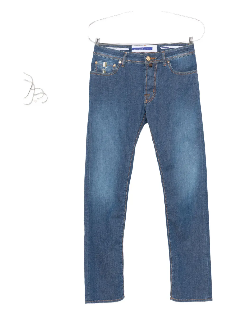 Jacob Cohën pocket-detail slim-fit jeans - Blu