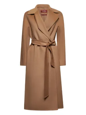 コート Max Mara Aldo Single-Breasted Coat In Wool And Cashmere Wool and cashmere camel coat | Max Mara