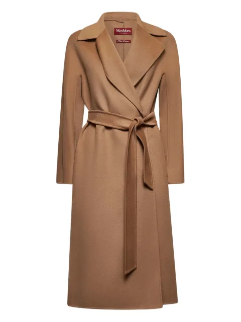 Max Mara belted wrap coat