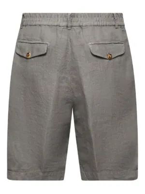 【関税込み】BRUNELLO CUCINELLI Linen cotton shorts BRUNELLO CUCINELLI Cotton-jersey shorts | NET-A-PORTER