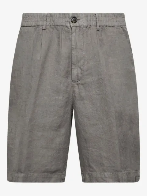 Brunello Cucinelli short en lin à plis