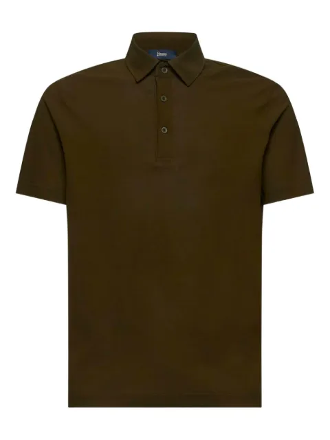 Herno three-button polo shirt