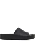 Uma Wang leather slides - Black
