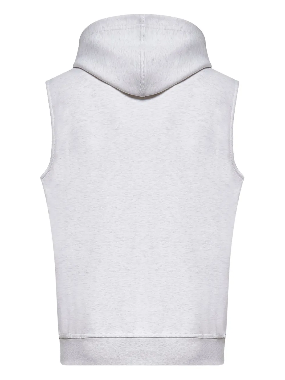 Brunello Cucinelli zip-up hooded vest Grijs