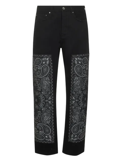 AMIRI bandana-panel jeans
