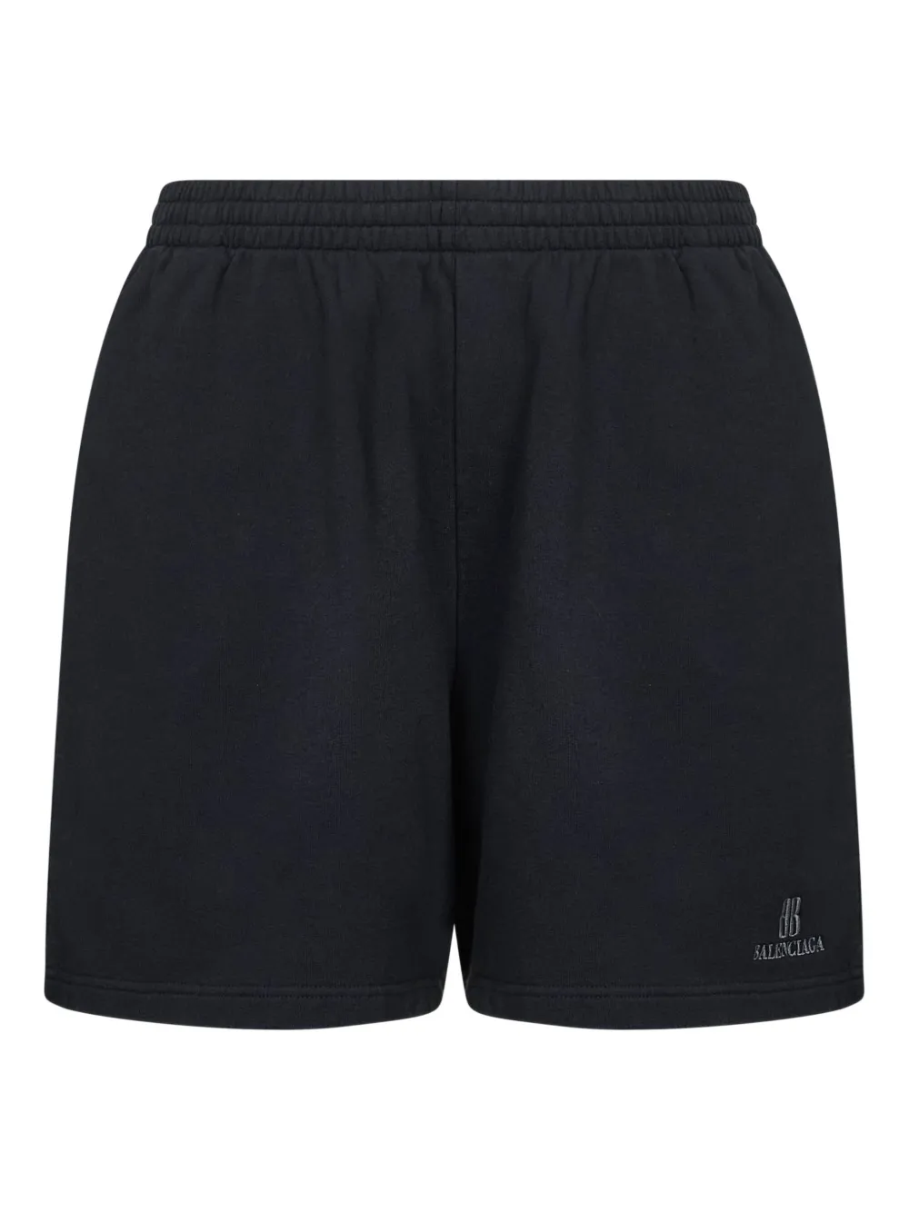Balenciaga Nano BB embroidered shorts - Blacks and greys Balenciaga Nano BB embroidered shorts - Blacks and greys
