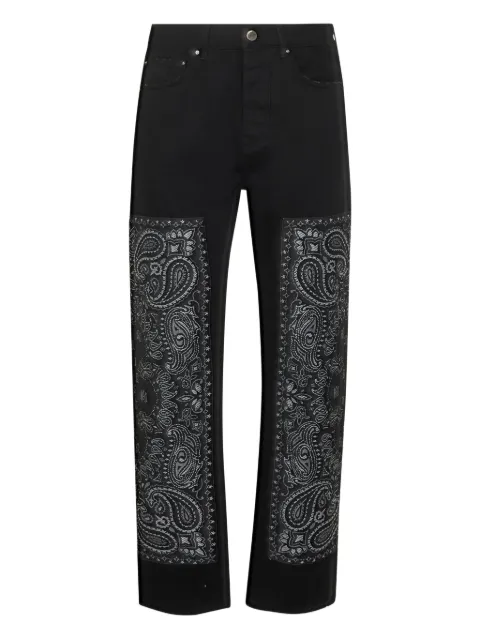 AMIRI paisley-panel jeans