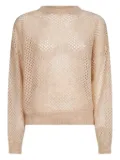 Brunello Cucinelli open-knit sweater - Neutrals