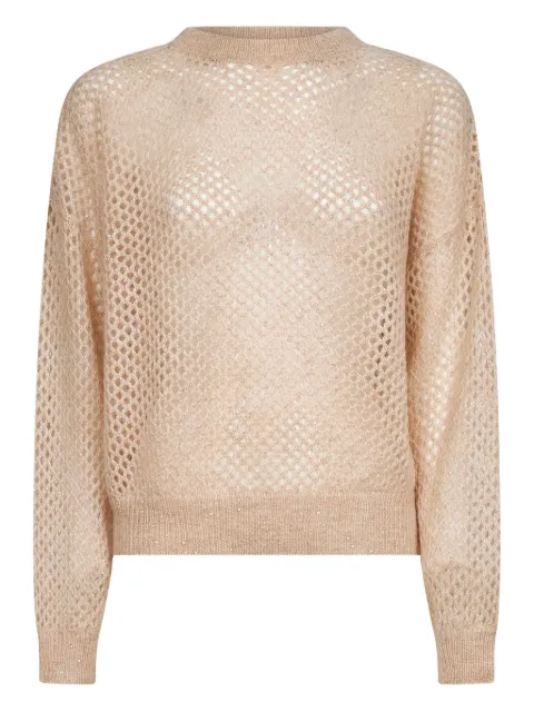 Brunello Cucinelli open-knit sweater
