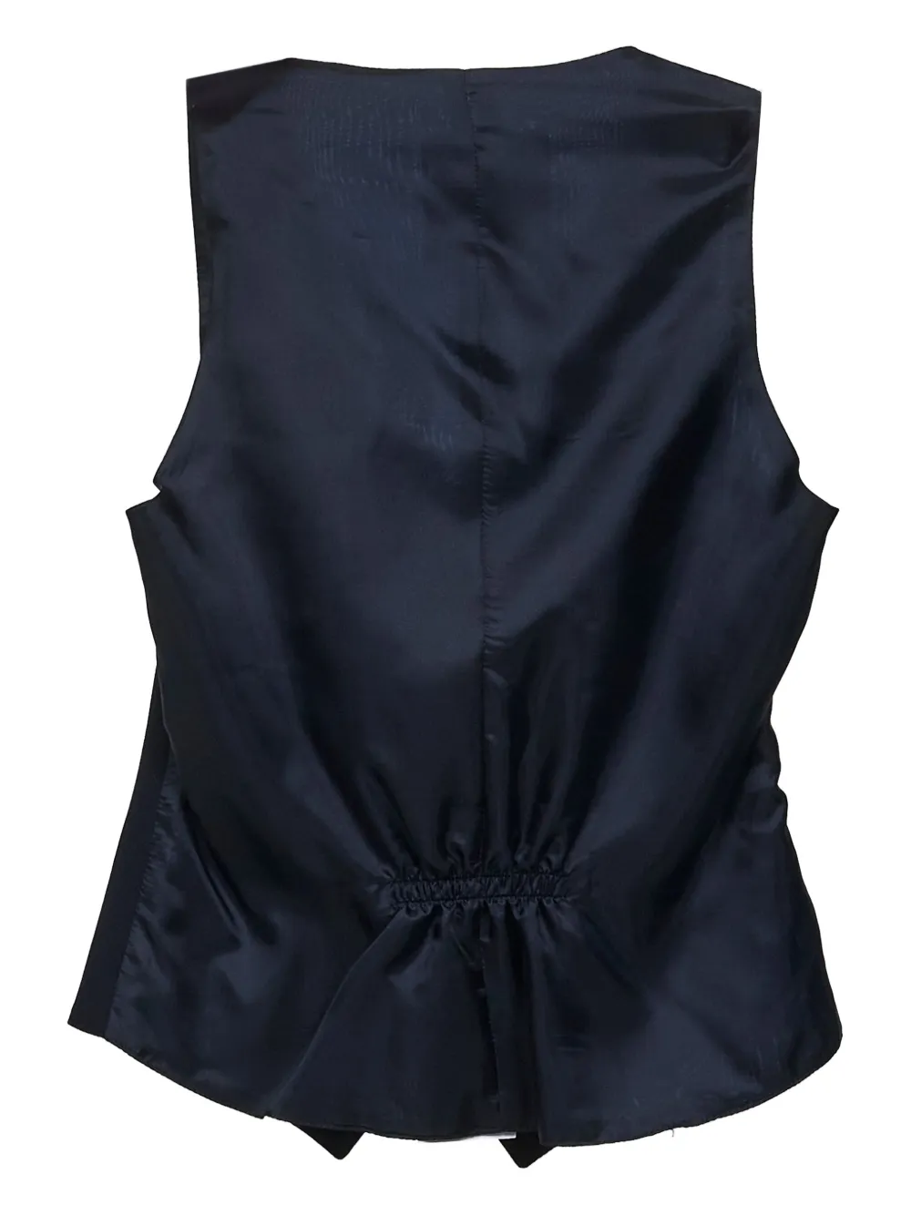 Tagliatore gold-button sleeveless waistcoat Zwart