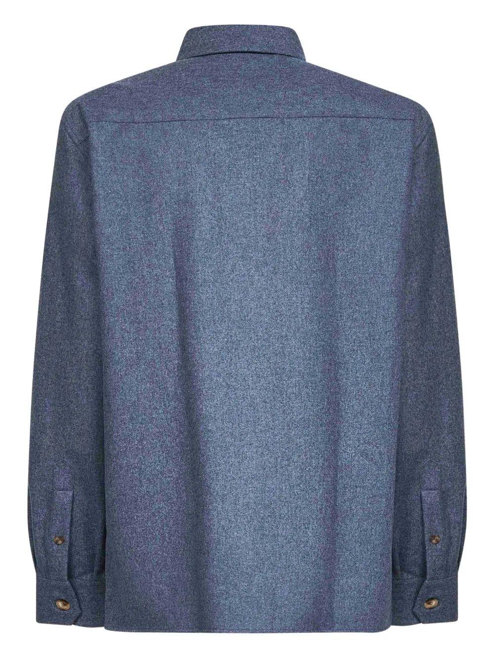 Brunello Cucinelli Overhemd met opgestikte zak Blauw