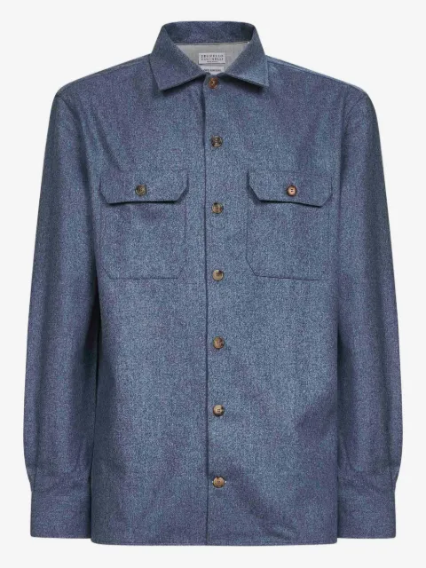 Brunello Cucinelli patch-pocket buttoned shirt