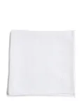 D4.0 linen pocket square - White