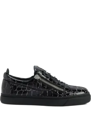 Giuseppe Zanotti GZ94 double-zip low-top Sneakers | Black