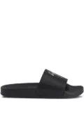 Giuseppe Zanotti Brett logo-embellished slides - Black