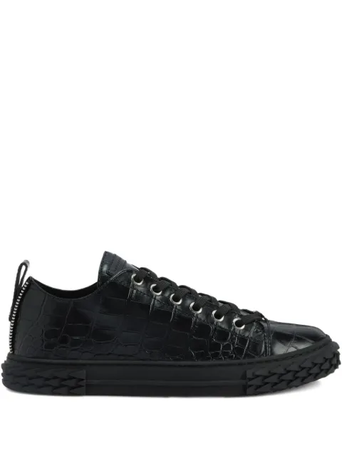 Giuseppe Zanotti Blabber crocodile-effect lace-up sneakers 