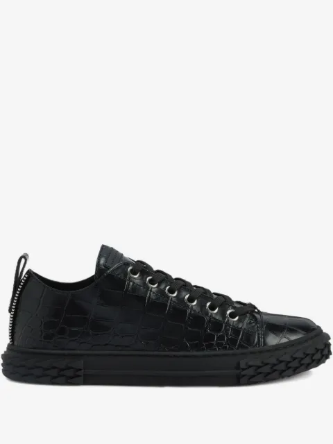 Giuseppe Zanotti Blabber crocodile-effect lace-up sneakers