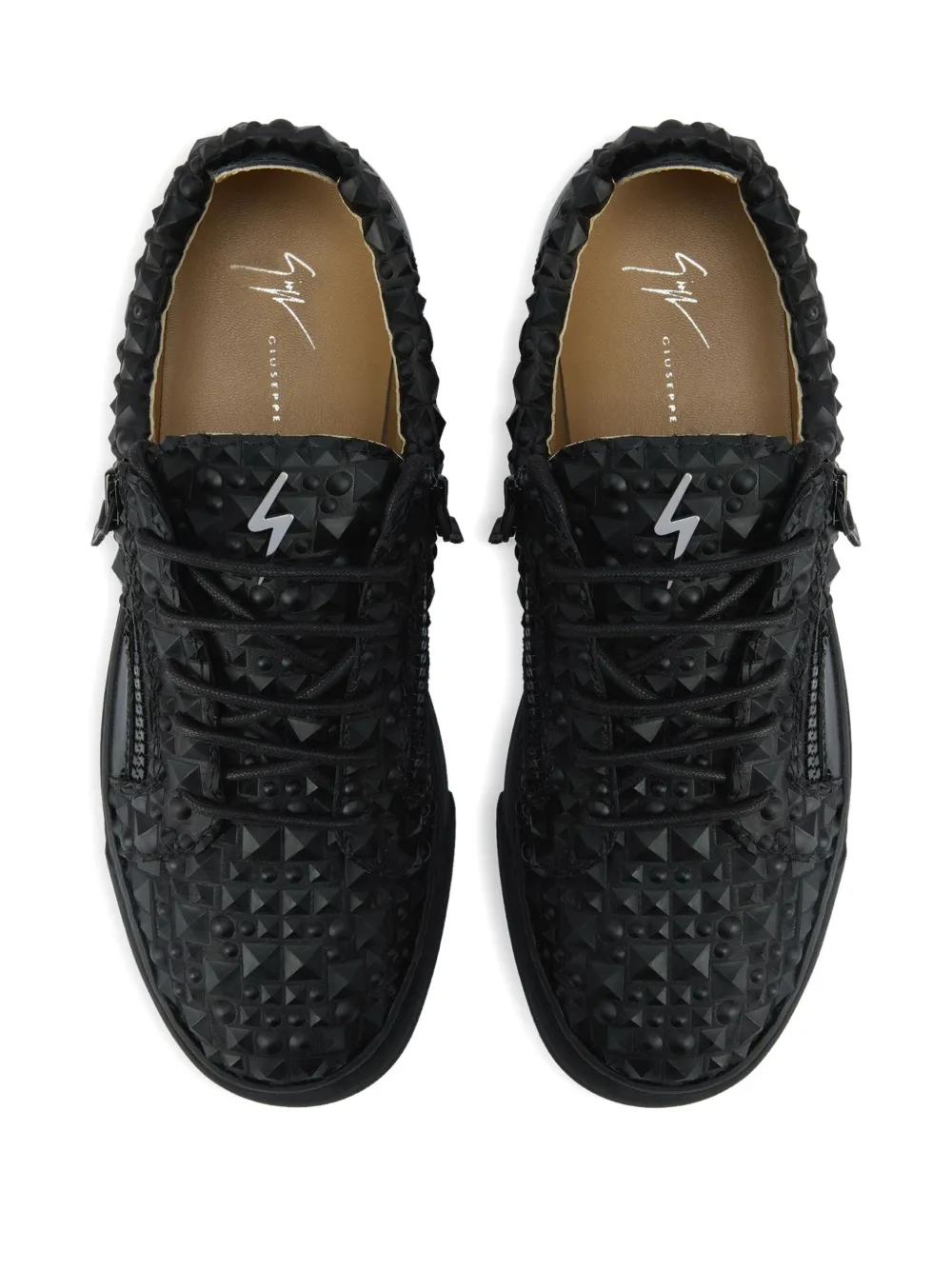 Giuseppe Zanotti The Manhattan stud-embellished sneakers BLACK