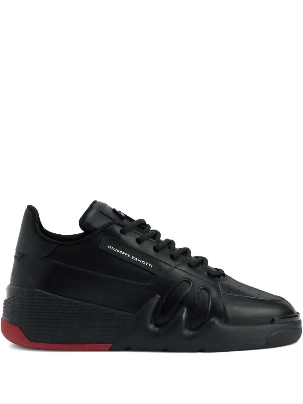 Giuseppe Zanotti Talon leather sneakers Black