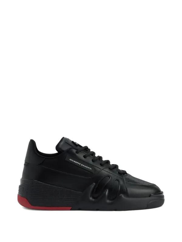 Giuseppe Zanotti Talon Leather Sneakers | Black | FARFETCH
