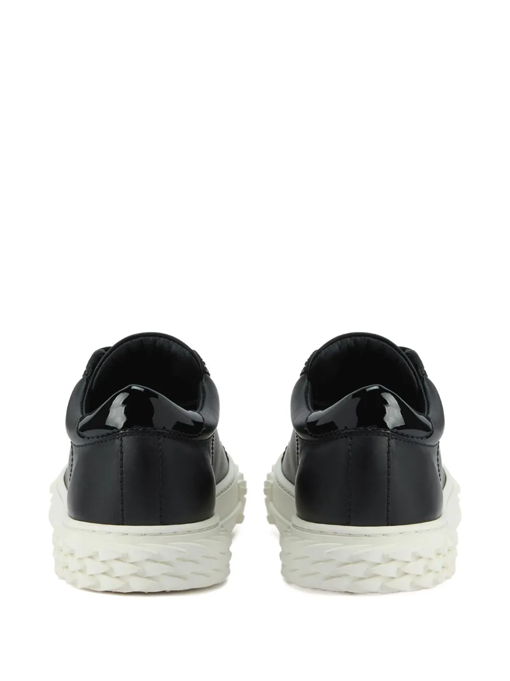 Giuseppe Zanotti Blabber Sneakers Aus Lackleder In Black