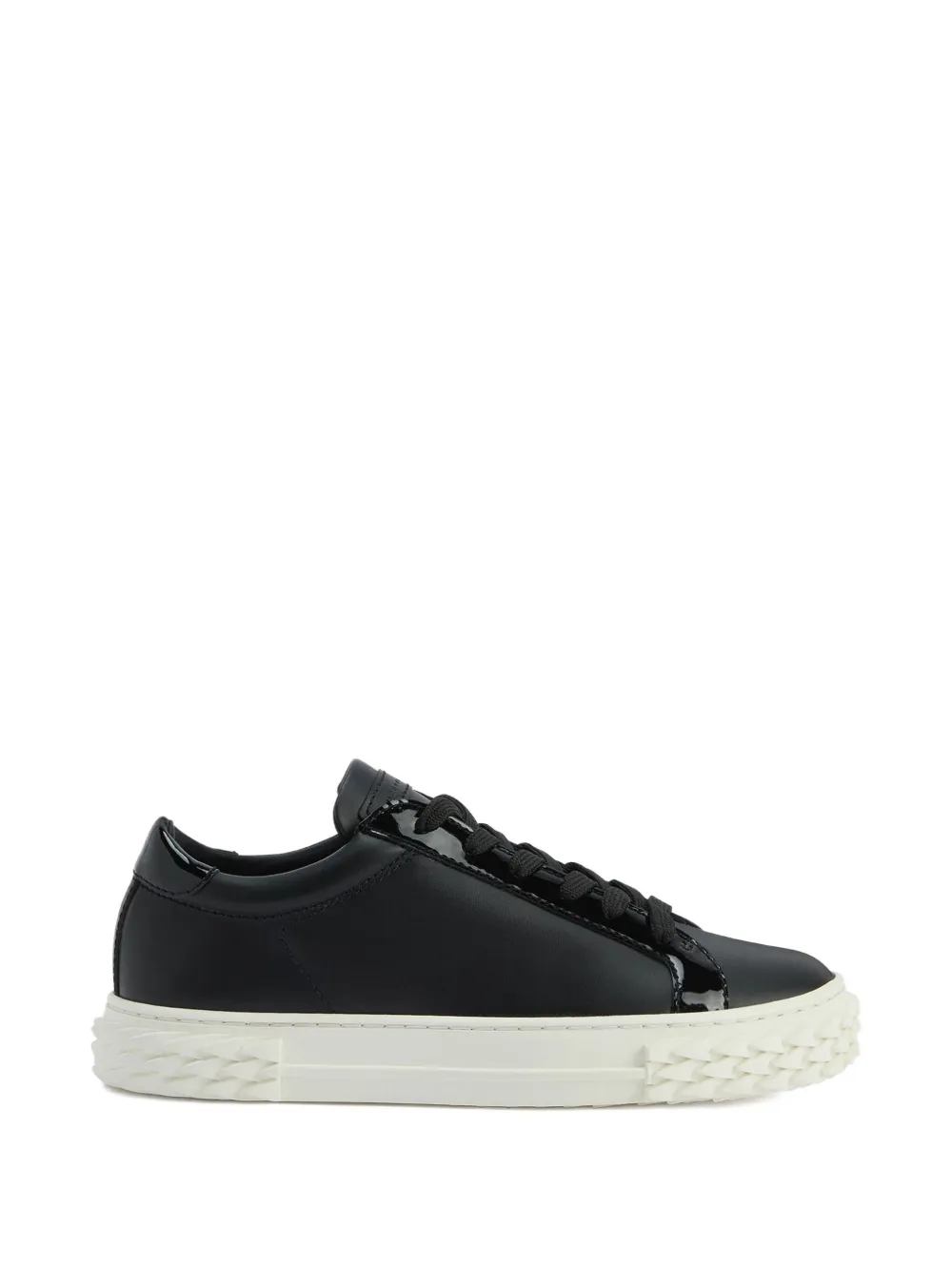 Giuseppe Zanotti Blabber Sneakers Aus Lackleder In Black