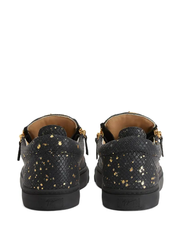 ⑦Frankie Wilmott / Sensemilla Giuseppe Zanotti Frankie snakeskin-print Zip Sneakers