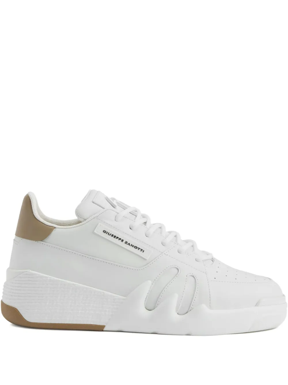 Giuseppe Zanotti Talon leather sneakers White