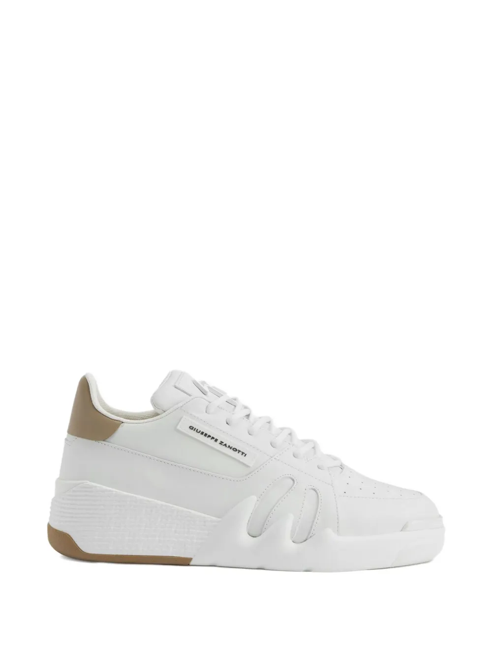 Giuseppe Zanotti Talon leather sneakers White