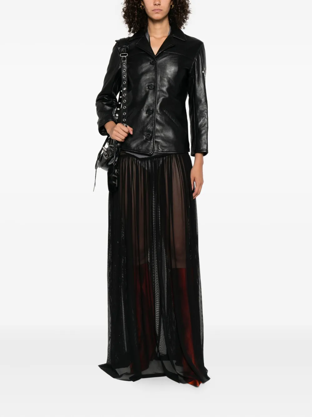 Enfants Riches Déprimés button-fastening leather jacket | Blazers | Image 2