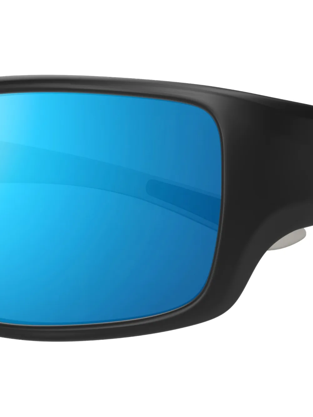 Maui Jim Local Kine zonnebril met rechthoekig montuur en spiegelende glazen Blauw