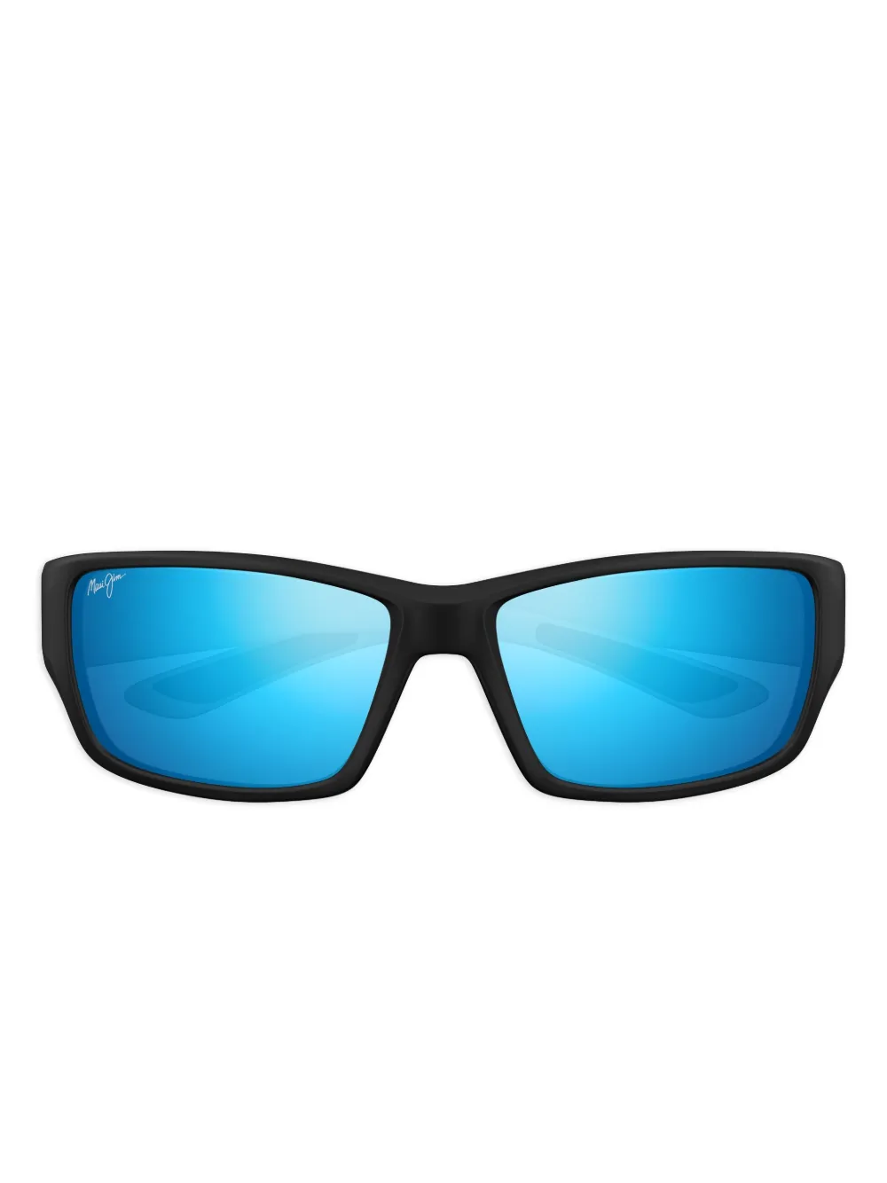 Maui Jim Local Kine rectangular mirrored-lens sunglasses Blauw