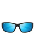 Maui Jim Local Kine rectangular mirrored-lens sunglasses - Blue