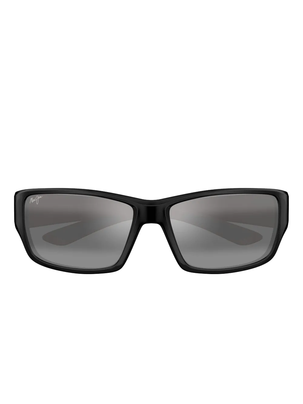 Maui Jim Local Kine Rectangular Sunglasses In Black