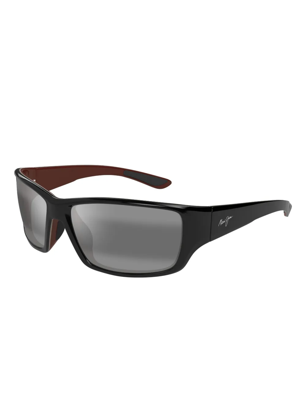 Maui Jim Local Kine zonnebril met rechthoekig montuur Zwart