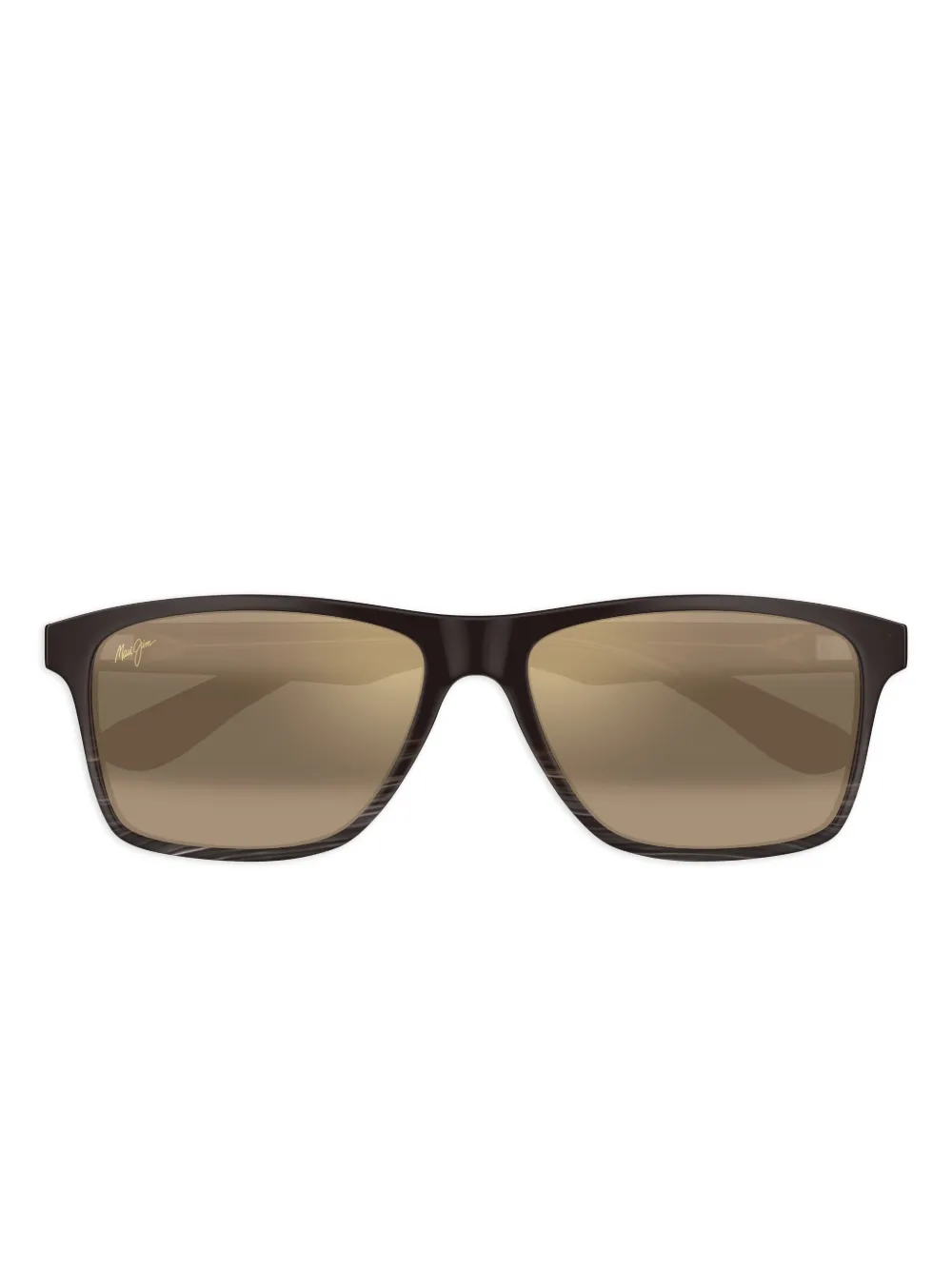 Maui Jim Onshore wood-effect square sunglasses | Brown | Image 1